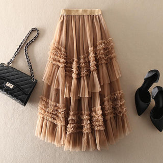 umara Layered Mesh Skirt