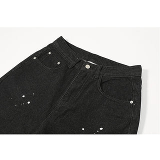 Planet Embroidery Jeans